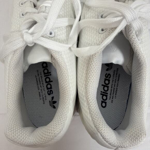 Adidas Flux Torsion All White Men 8 1/2 Athletic Comfort Gym Training Shoe - Picture 5 of 8